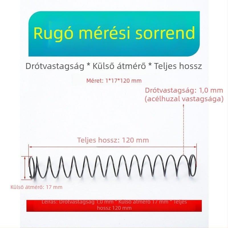 Hengeres nyomórugó nikkelbevonattal, autóalkatrészekhez - szénacél