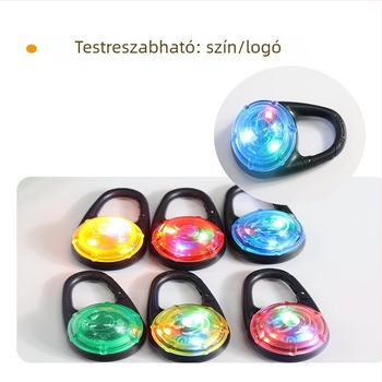 LED világító medál háziállatok számára, vízálló nyakörv kutyáknak és macskáknak