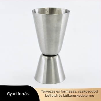 Rozsdamentes acélból készült dupla fejű mérőedény keveréshez, 20/40 ml és 25/50 ml