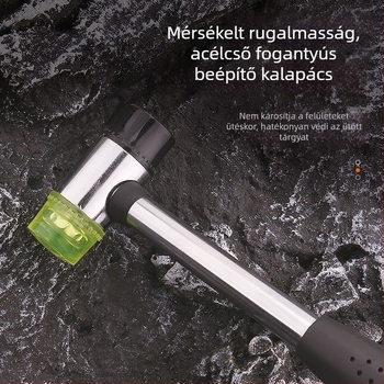Kerek fejű gumikalapács DIY növényi nyomtatáshoz és otthoni dekorációhoz, kézzel készített eszköz