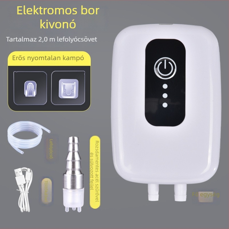Elektromos boros adagoló szűrővel – automata kompakt szívó pumpa rizsborhoz és szőlőborhoz