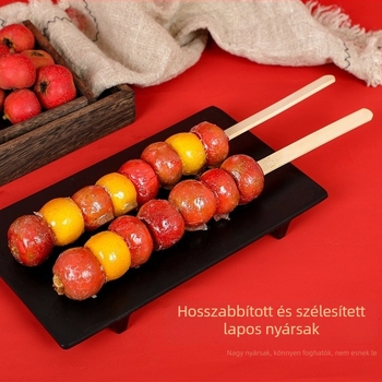 30 cm sík bambusznyárs cukorral bevont galagonya gyümölcsökhöz