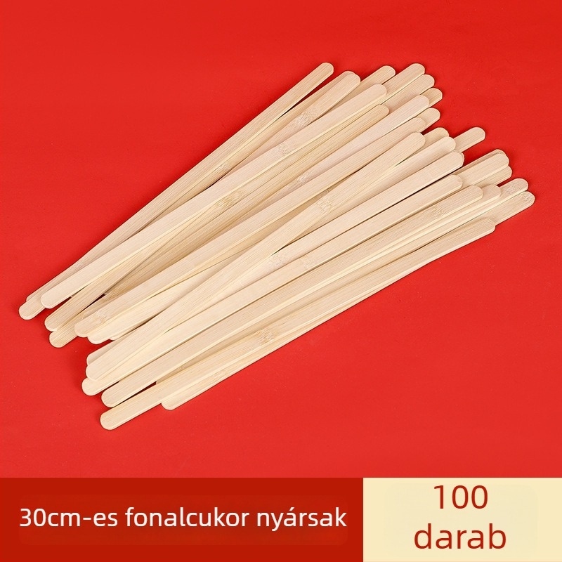 30 cm sík bambusznyárs cukorral bevont galagonya gyümölcsökhöz