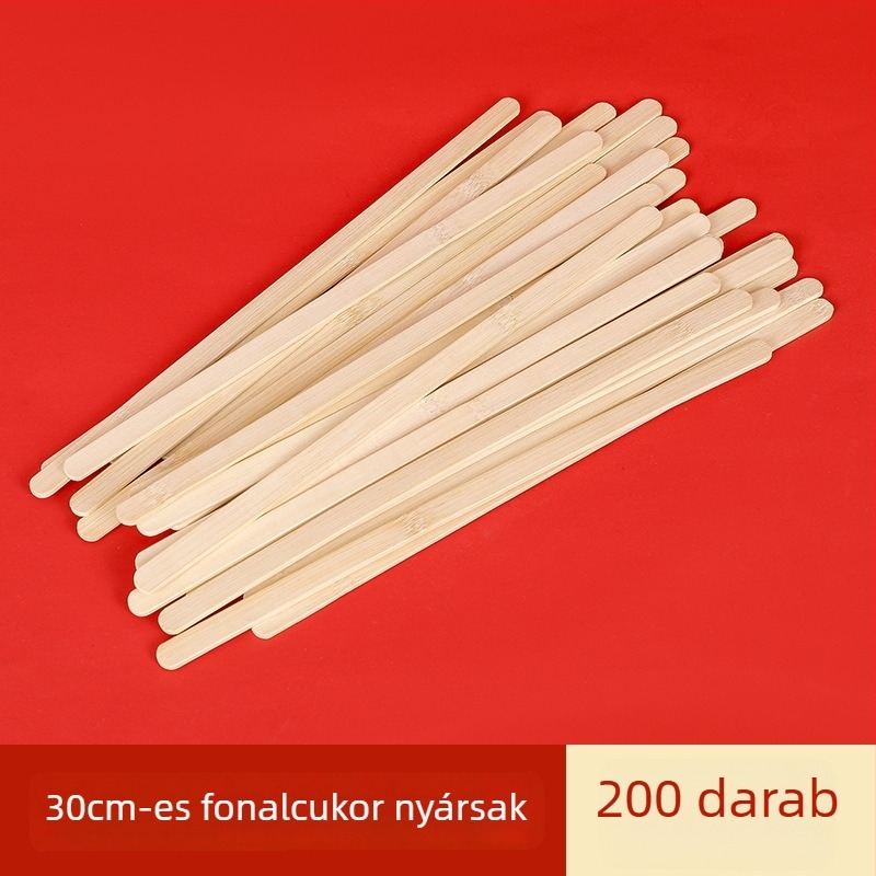 30 cm sík bambusznyárs cukorral bevont galagonya gyümölcsökhöz