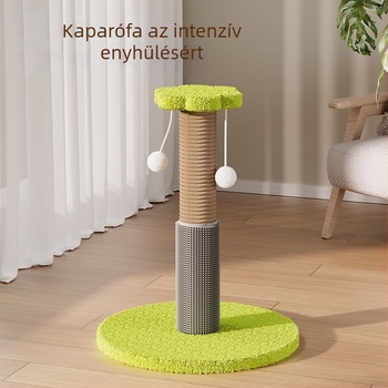 Sizál macska karmoló tábla, tartós karmoló felület macskáknak, önálló szórakozás játék