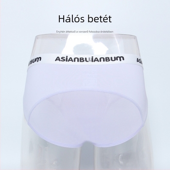 Férfiak számára lélegző, alacsony derekú, selymes háló paneles alsónemű