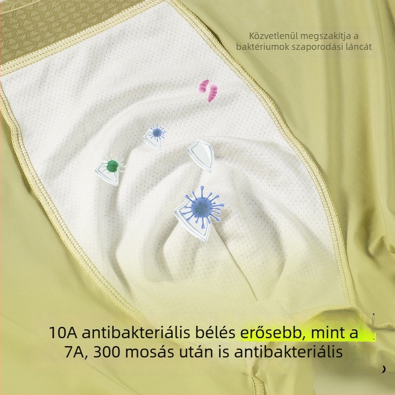 Prémium jég-selyem férfi boxeralsó, nyári modell, retro stílus, hűsítő, légáteresztő és kényelmes
