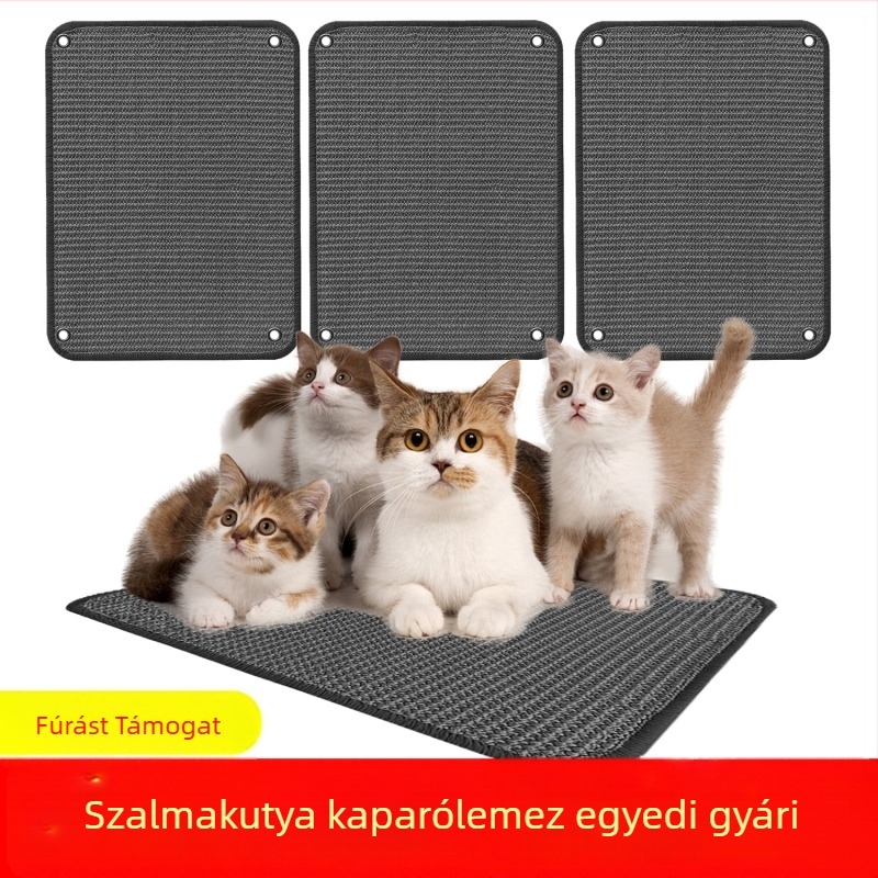 Sisal macska karmoló tábla és matrac – tartós macska játék és karmolás szőnyeg