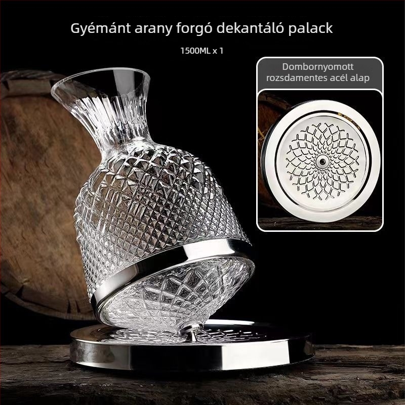 Forgó bordekantáló - üveg, modern minimalist stílus