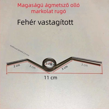 Magas ágak metszőolló rugós fogantyúval — gyümölcsfa metszőolló, V alakú megerősített rugó, ergonómikus nyél