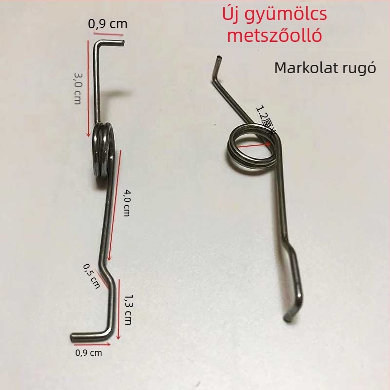 Magas ágak metszőolló rugós fogantyúval — gyümölcsfa metszőolló, V alakú megerősített rugó, ergonómikus nyél
