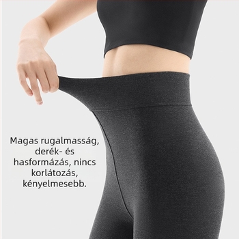 Női őszi-téli koreai stílusú szürke harisnyanadrág, divatos és formázó hatással