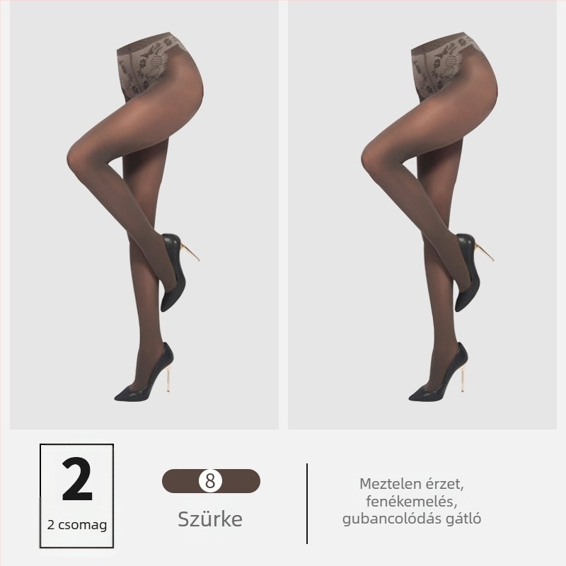 Velúr harisnyanadrág anti-pilling hatás, bikini fazon, plusz méret, bokáig érő hossz, nylon