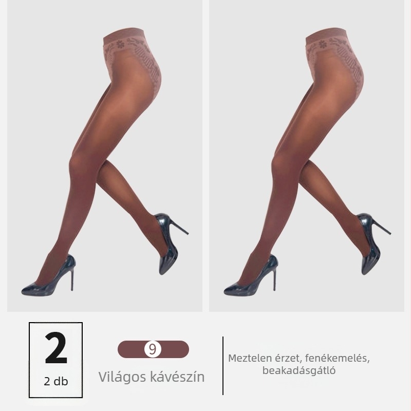 Velúr harisnyanadrág anti-pilling hatás, bikini fazon, plusz méret, bokáig érő hossz, nylon
