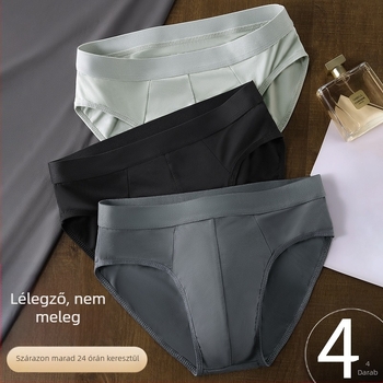 Férfi középmagas derekú boxeralsó, légáteresztő, nagy méret, egyszínű
