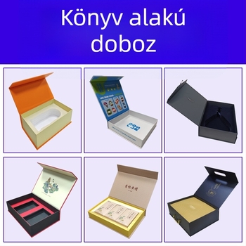 Prémium mooncake és teás ajándékdoboz ég és föld fedéllel