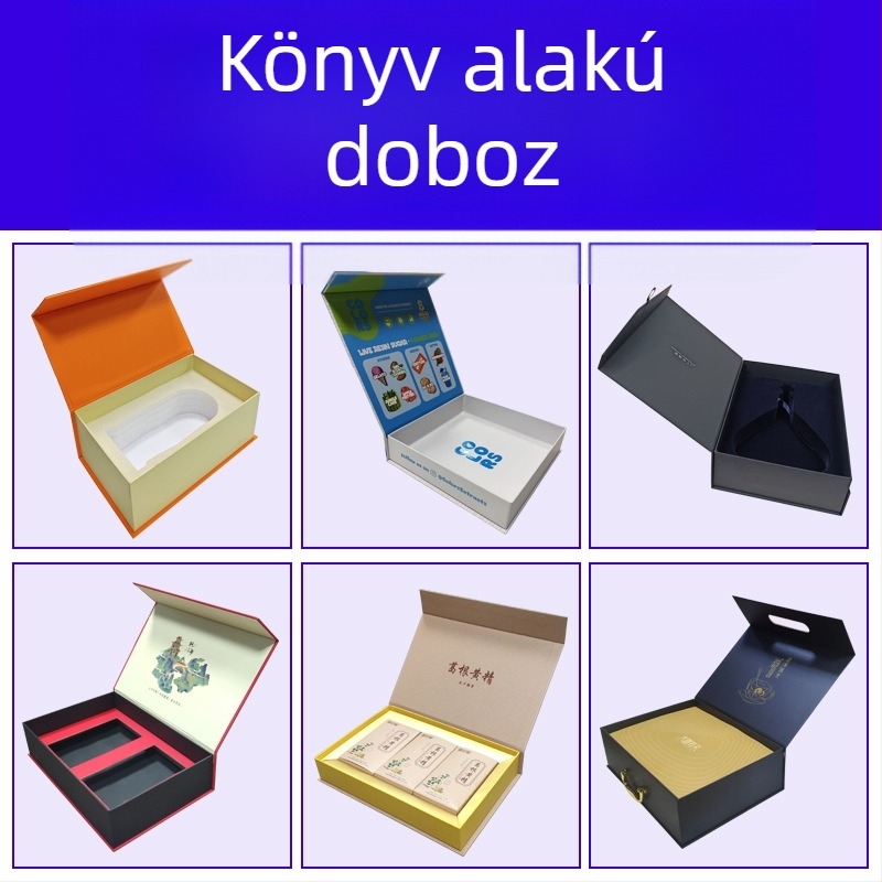 Prémium mooncake és teás ajándékdoboz ég és föld fedéllel