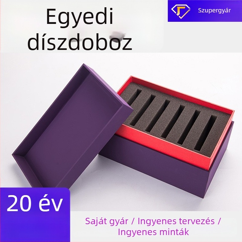 Prémium mooncake és teás ajándékdoboz ég és föld fedéllel