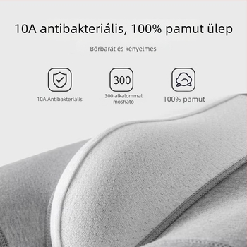 Férfi pamut alsónadrág, antibakteriális, egyszínű, középmagas derekú, 95–100% pamut