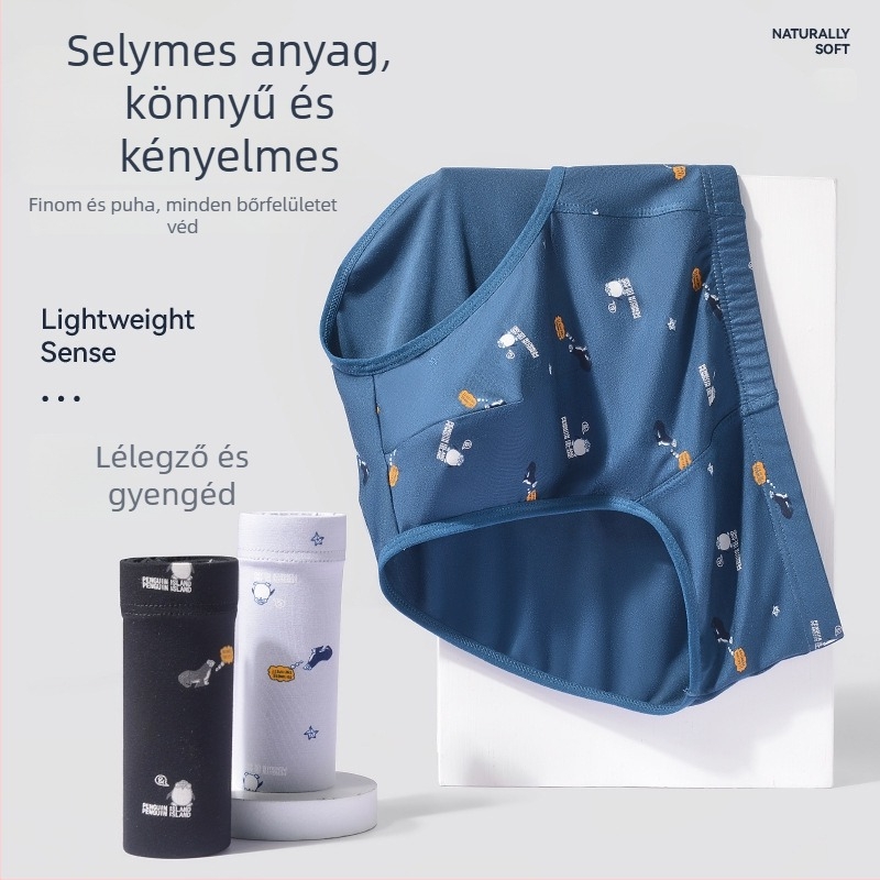 Férfi modal alsónadrág középmagas derekú, lélegző, antibakteriális, gyorsan száradó