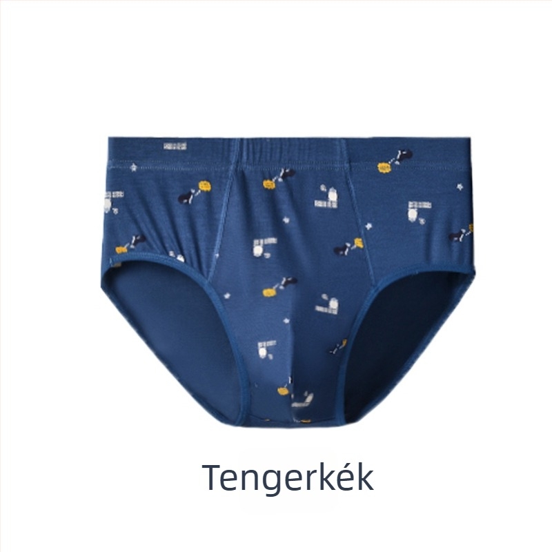 Férfi modal alsónadrág középmagas derekú, lélegző, antibakteriális, gyorsan száradó