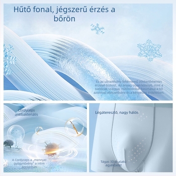 Férfi boxer, nylon Ice Silk anyagból, antibakteriális, középmagas derekú, egyszínű, nagy méret