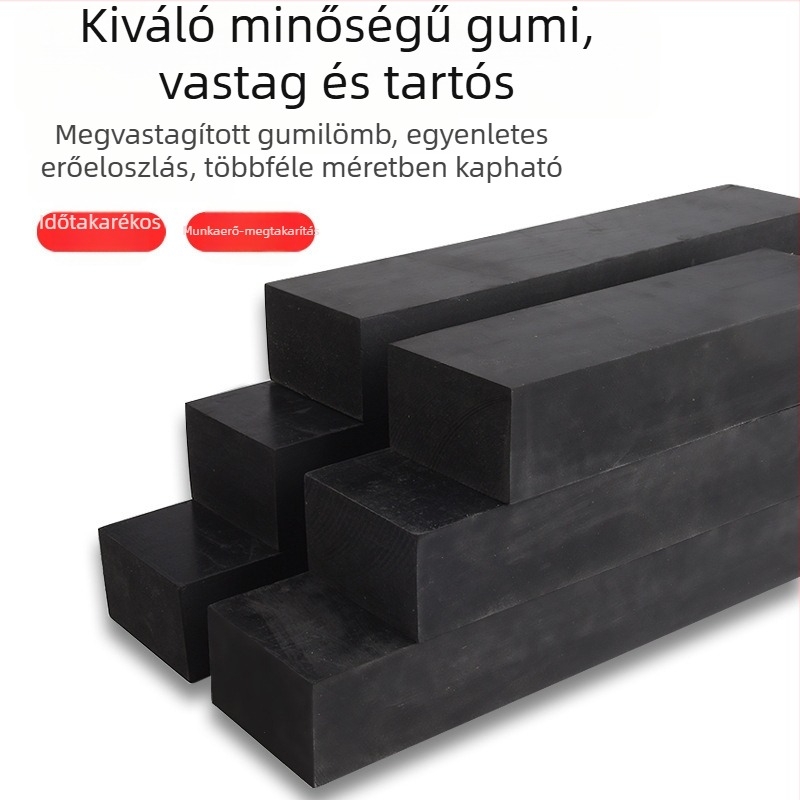 Gumi ütődeszka csempe telepítéséhez és szintezéséhez