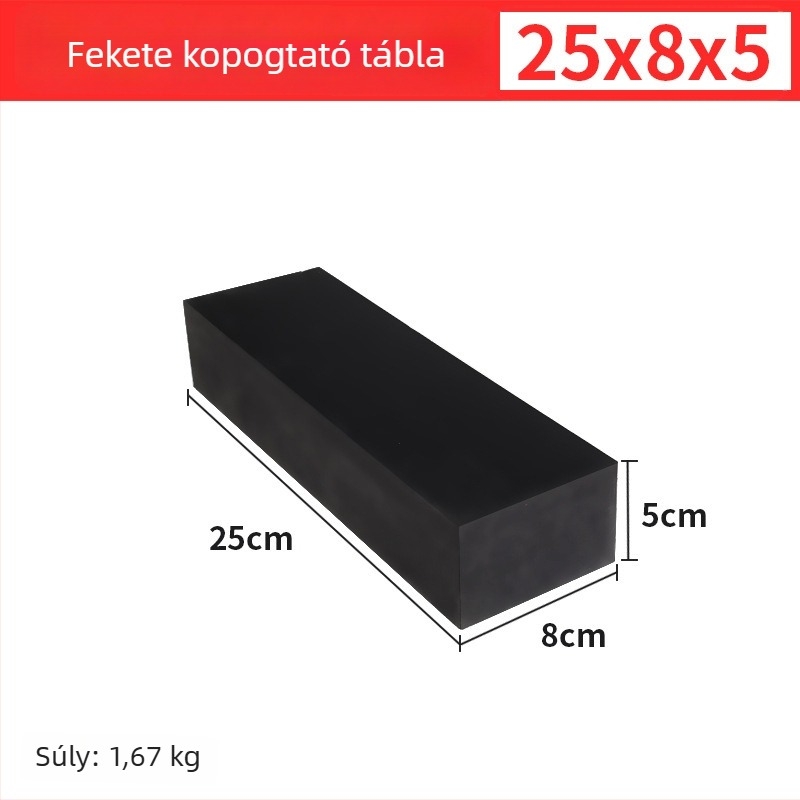 Gumi ütődeszka csempe telepítéséhez és szintezéséhez