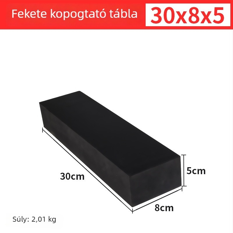 Gumi ütődeszka csempe telepítéséhez és szintezéséhez