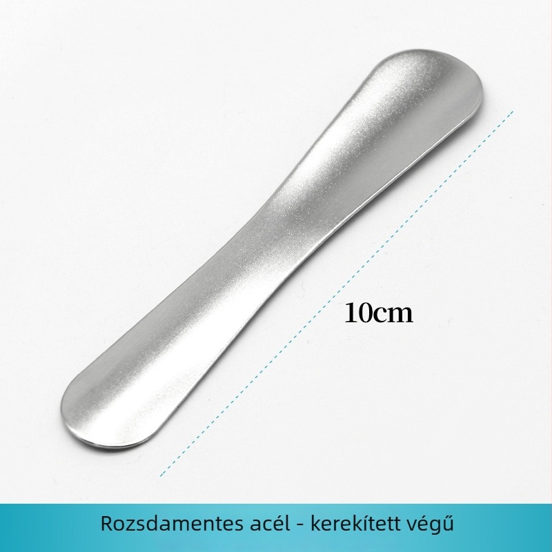 Rozsdamentes acél szemhéjvédő lemez kettős szemhéj műtéthez; szemészeti eszköz a szemhéj stabilizálására, szemöblítésre és eyeliner felvitelére.