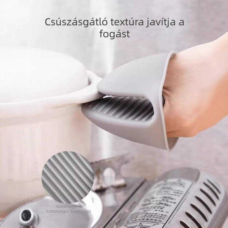 Szilikon sütőkesztyű, hőálló sütéshez és főzéshez
