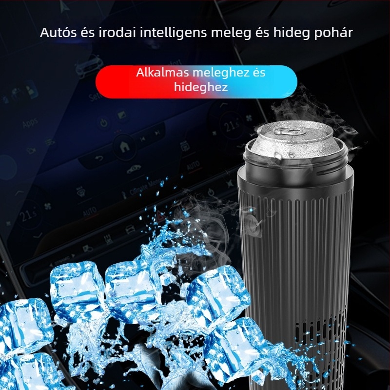 Hordozható autós italhűtő fűtéssel, gyors hűtés, modell Idz 016B, 36W