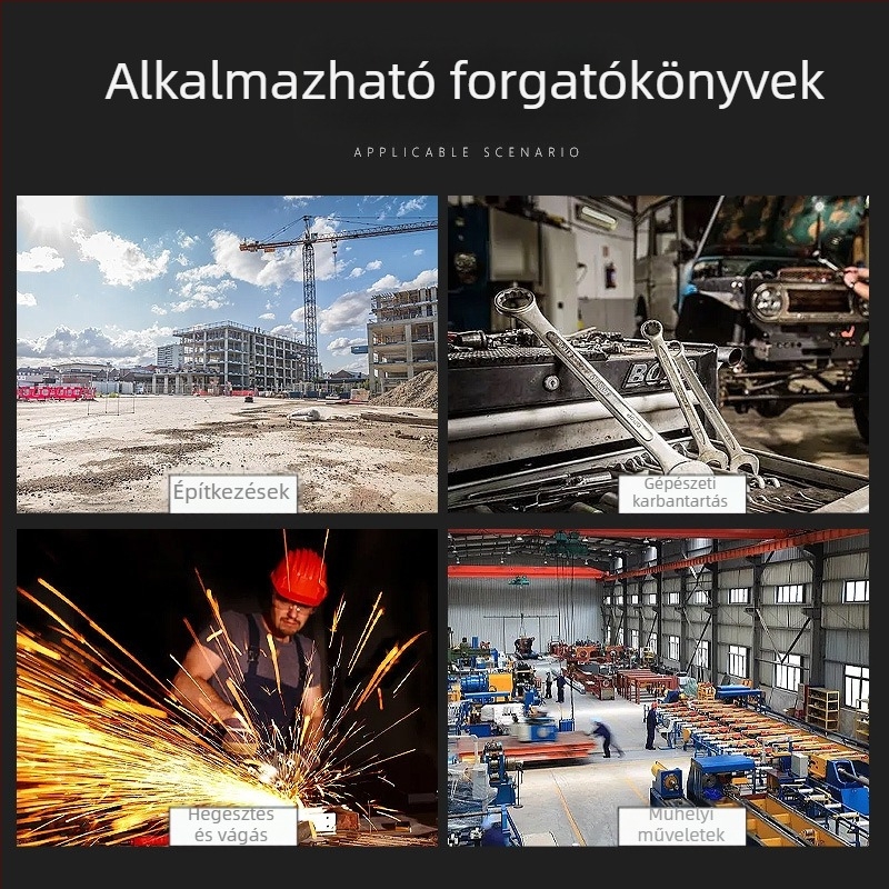 Kétujjas azbesztvédő kesztyű, vastított kivitel, hőálló, ipari tűzálló és kopásálló