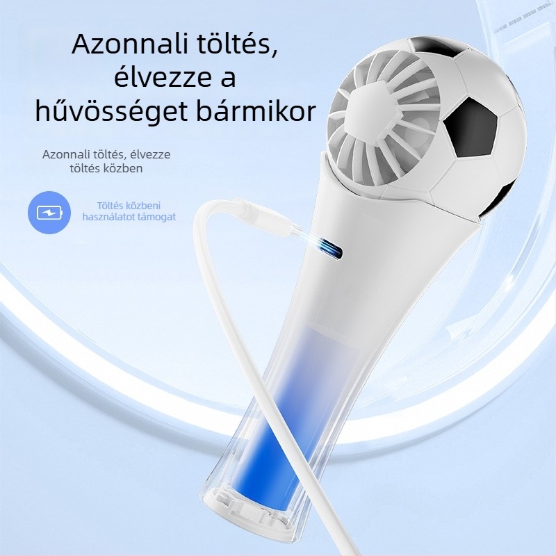 2026-os mini kézi ventilátor a Foci Világbajnokság számára, gyors félvezető hűtés, hordozható
