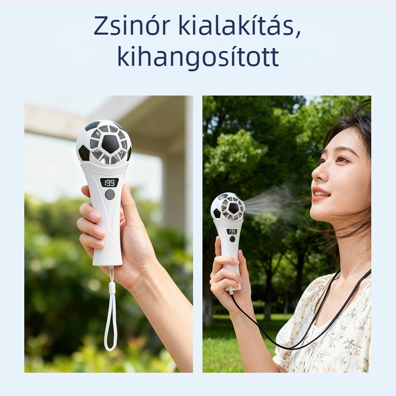 2026-os mini kézi ventilátor a Foci Világbajnokság számára, gyors félvezető hűtés, hordozható