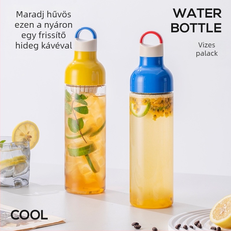 Dopamine nyári hideg főzet pohár — hordozható tea- és kávés palack víz és tea elkülönítésével