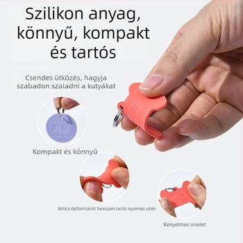 Személyre szabott háziállat-táblák kétoldalas lézergravírozással, szilikon környezetbarát nyakörvmedállal, kutya- és macskatáblák