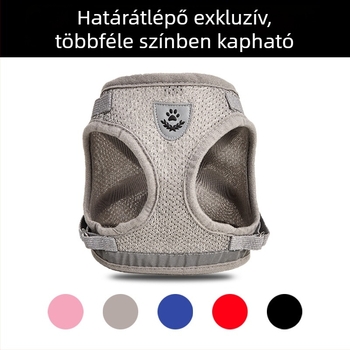 Macskák és közepes méretű kutyák számára mellény típusú hám, anti-kioldódás