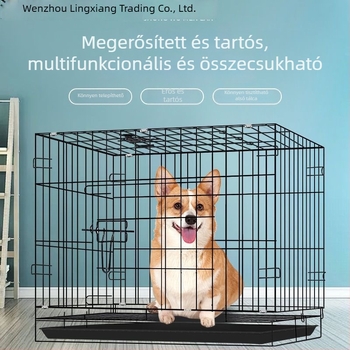 Kis méretű háziállat-kotrec: kutyák, macskák, nyulak és csirkék számára, beltéri használatra, beépített vécével, vastagított és megerősített kivitel