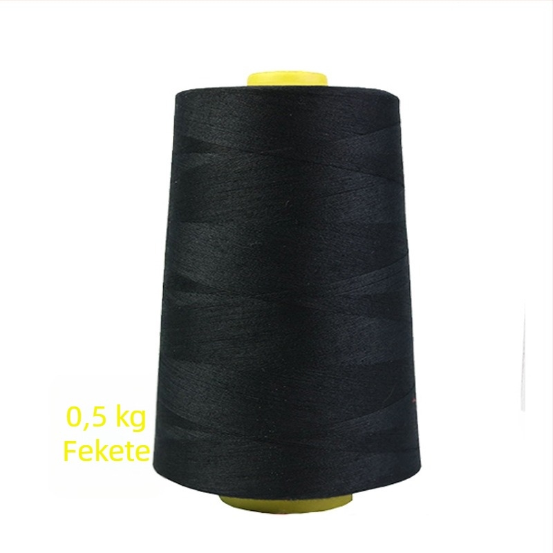 Poliészter varrófonal, 1 kg, 402-es nagy tekercs, Pagoda típusú ruházati varrófonal, erős és folyamatos