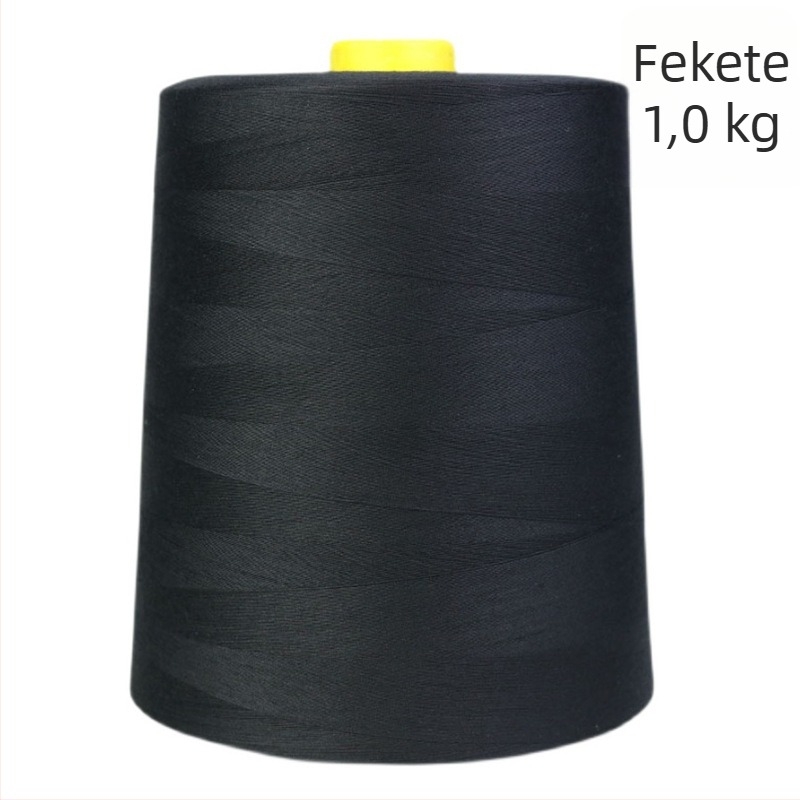 Poliészter varrófonal, 1 kg, 402-es nagy tekercs, Pagoda típusú ruházati varrófonal, erős és folyamatos