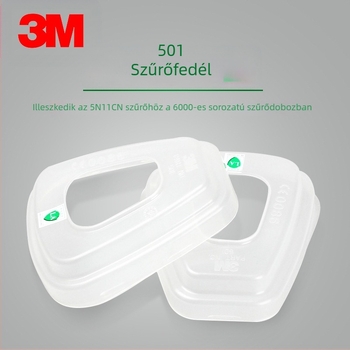 3M 501 szűrőgyapot rögzítő sapka, kompatibilis a 5N11 szűrőgyapottal, 6200 pormaszkkal