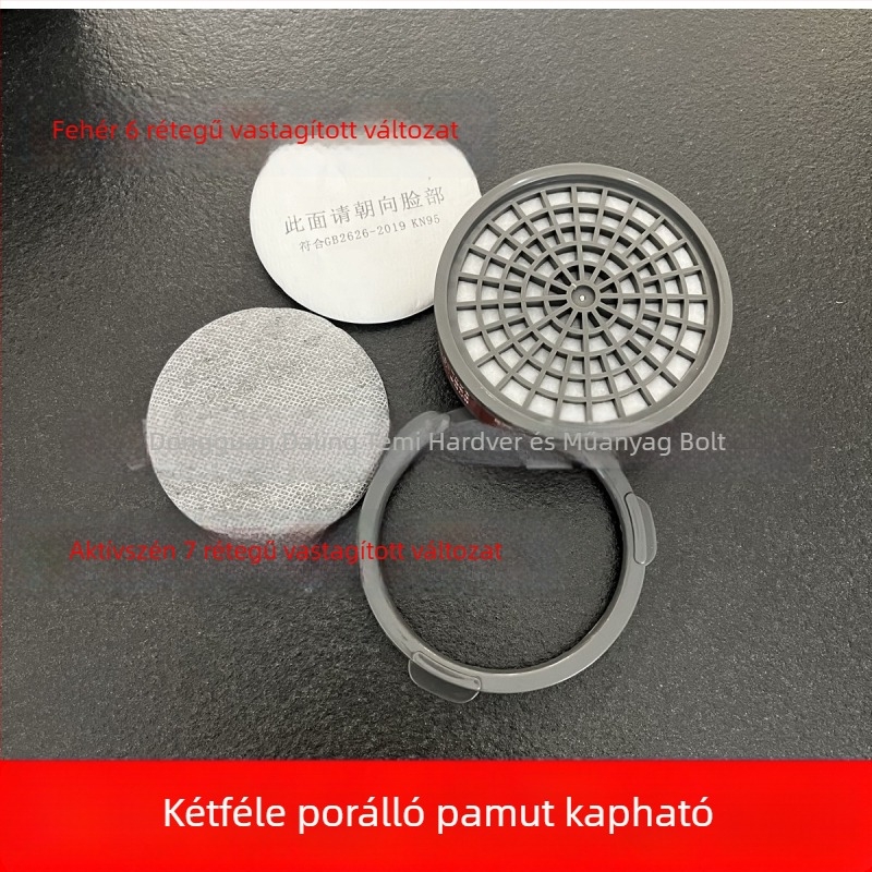 Snap-On kerek szűrődoboz gázmaszkhoz, kiegészítők, aktív szén, permetezés és vegyipar
