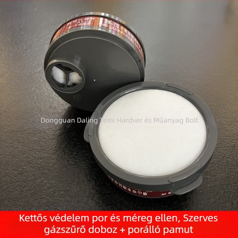 Snap-On kerek szűrődoboz gázmaszkhoz, kiegészítők, aktív szén, permetezés és vegyipar
