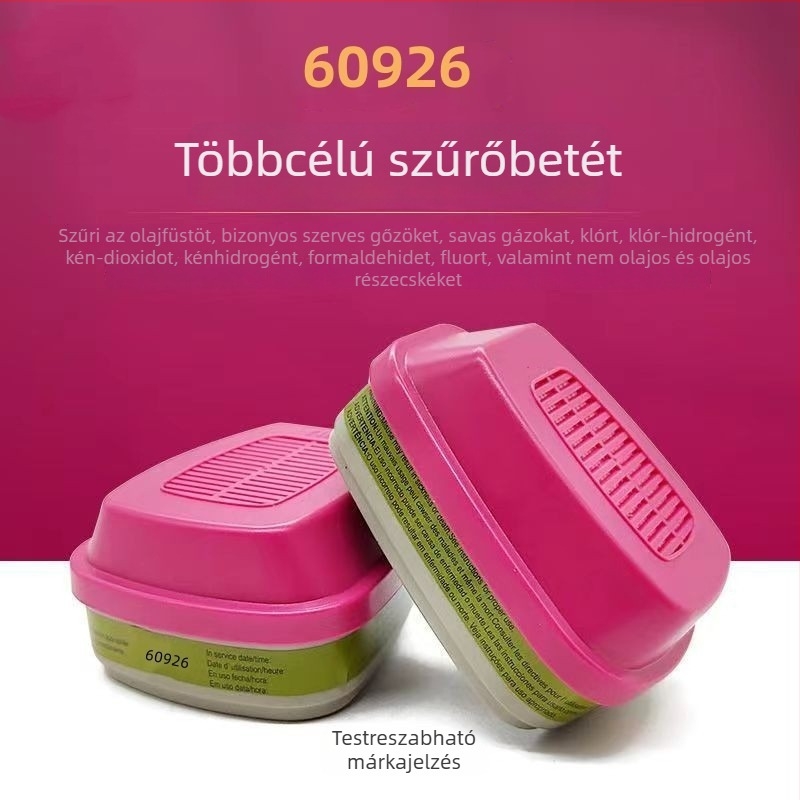 60923/60926 Aktív szén szűrőpatronok gázmaszkhoz – védelem a toxikus gázok és a szagok ellen