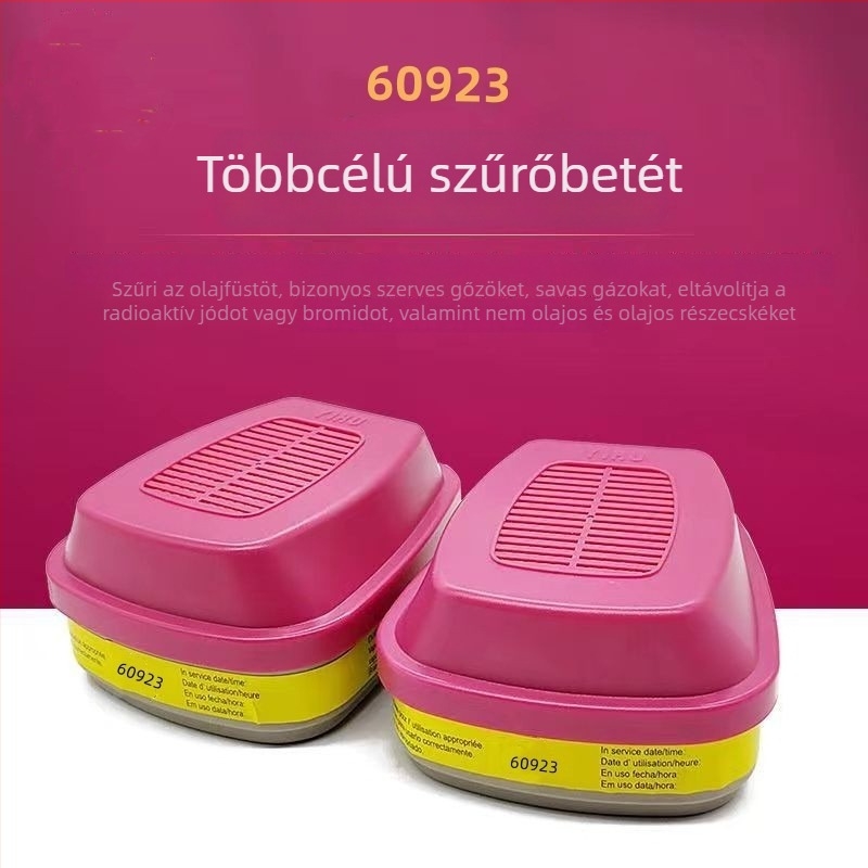 60923/60926 Aktív szén szűrőpatronok gázmaszkhoz – védelem a toxikus gázok és a szagok ellen