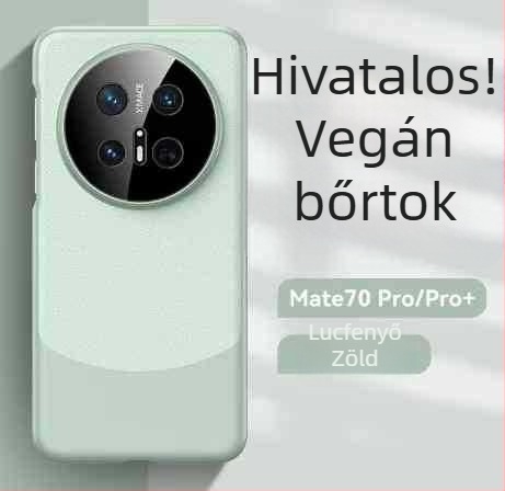 Huawei Mate70 Pro PU bőr hátlap teljes fedettséggel, moduláris dizájn, üzleti stílus, ütésálló, Pura70 merev tok