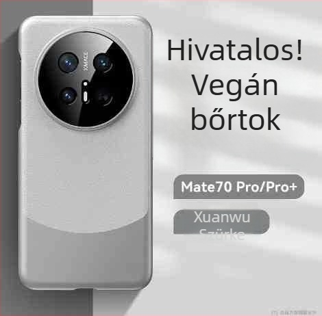 Huawei Mate70 Pro PU bőr hátlap teljes fedettséggel, moduláris dizájn, üzleti stílus, ütésálló, Pura70 merev tok