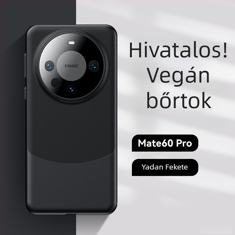 Huawei Mate70 Pro PU bőr hátlap teljes fedettséggel, moduláris dizájn, üzleti stílus, ütésálló, Pura70 merev tok