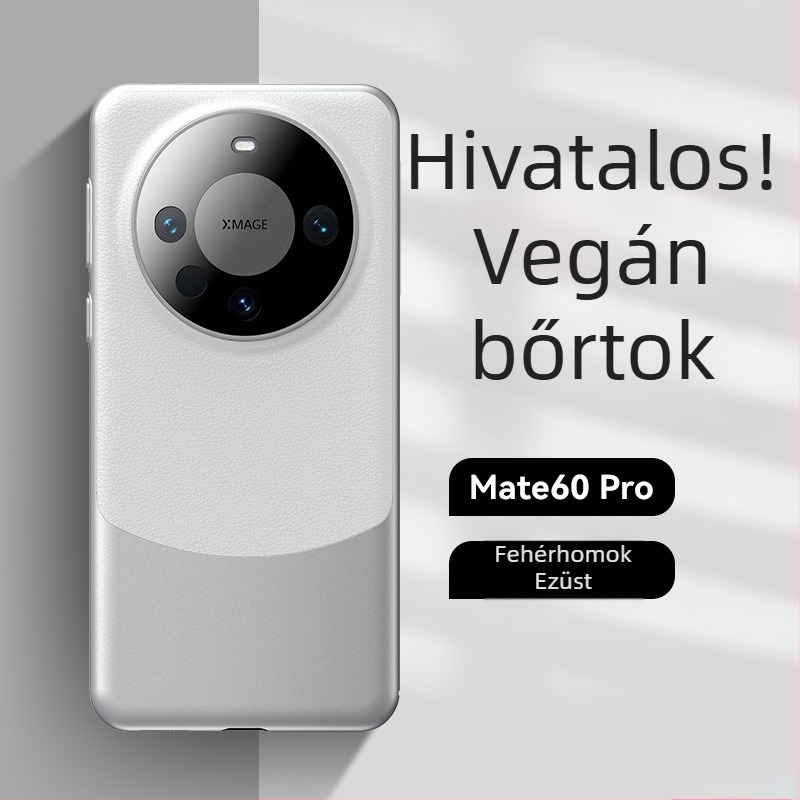 Huawei Mate70 Pro PU bőr hátlap teljes fedettséggel, moduláris dizájn, üzleti stílus, ütésálló, Pura70 merev tok